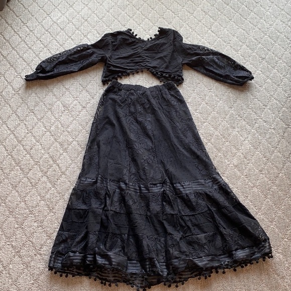 Non branded Two piece skirt n top bohemian Latin festival rodeo beach - Picture 7 of 7